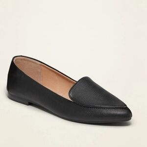 NWT Size 7 Old Navy Faux-Leather Pointy-Toe Loafers